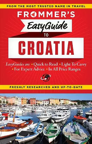 Frommer's EasyGuide to Croatia cover