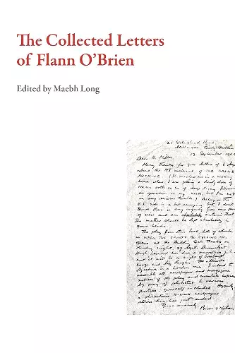 The Collected Letters of Flann O'Brien cover