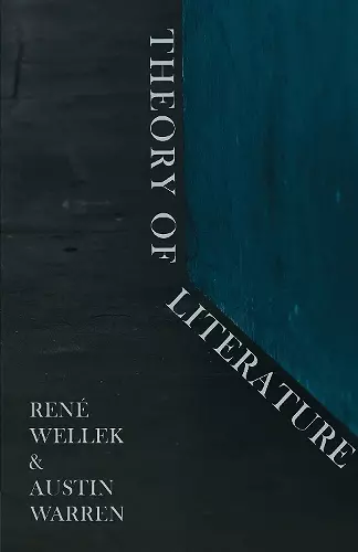 Theory of Literature cover