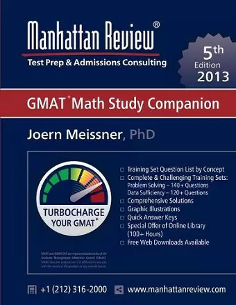 Manhattan Review GMAT Math Study Companion [5th Edition] cover