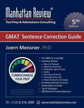 Manhattan Review GMAT Sentence Correction Guide [5th Edition] cover