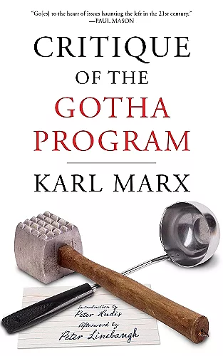 Critique Of The Gotha Program cover
