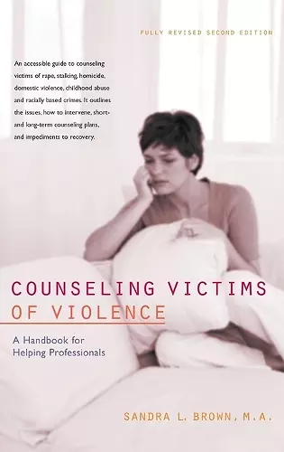 Counseling Victims of Violence cover