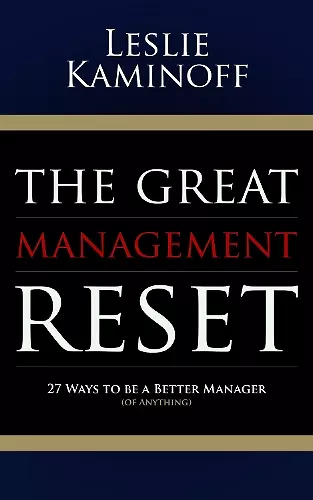 The Great Management Reset cover