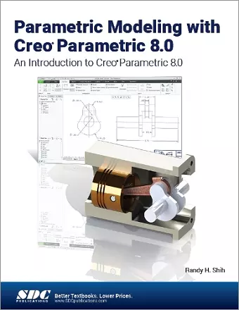 Parametric Modeling with Creo Parametric 8.0 cover