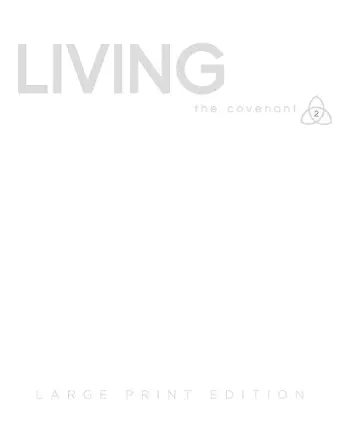 Covenant Bible Study: Living Participant Guide Large Print cover