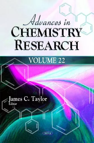 Advances in Chemistry Research cover