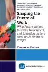 Shaping the Future of Work cover