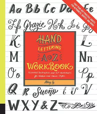Hand Lettering A to Z Workbook cover