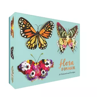 Flora Forager Butterfly Notecards cover