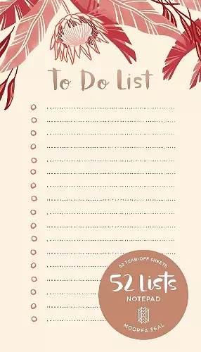 52 Lists To Do List Notepad cover