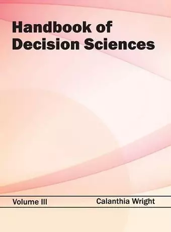 Handbook of Decision Sciences: Volume III cover