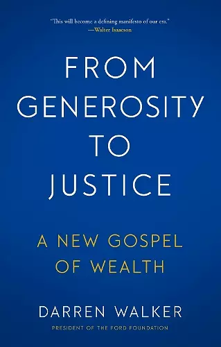 From Generosity to Justice cover