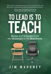 To Lead Is to Teach cover