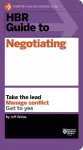 HBR Guide to Negotiating (HBR Guide Series) cover