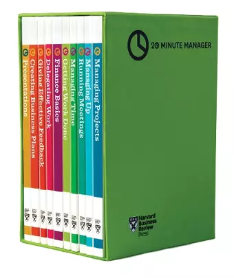 HBR 20-Minute Manager Boxed Set (10 Books) (HBR 20-Minute Manager Series) cover