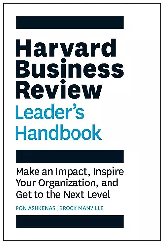 Harvard Business Review Leader's Handbook cover