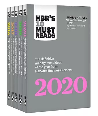 5 Years of Must Reads from HBR: 2020 Edition (5 Books) cover
