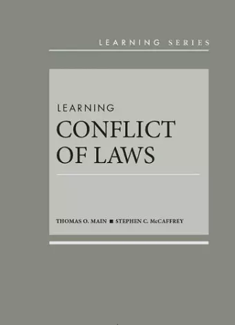 Learning Conflict of Laws cover