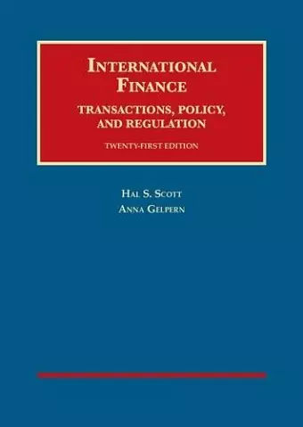 International Finance, Transactions, Policy, and Regulation cover