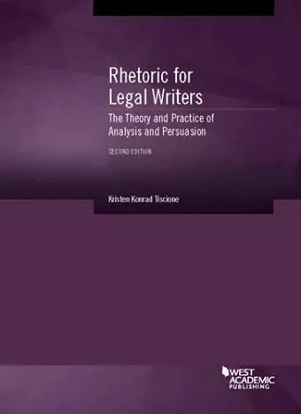 Rhetoric for Legal Writers cover