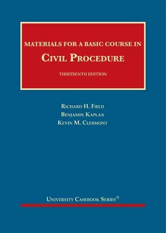 Materials for a Basic Course in Civil Procedure cover