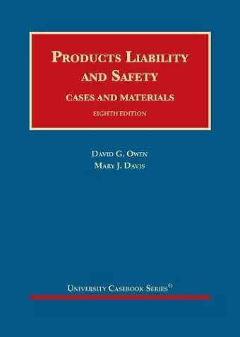 Products Liability and Safety cover