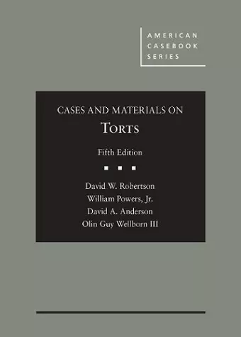 Cases and Materials on Torts cover