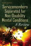 Service Members Separated for Non-Disability Mental Conditions cover