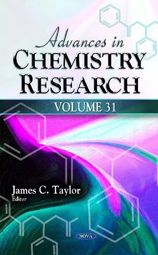 Advances in Chemistry Research cover