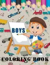 Boys Coloring Book cover