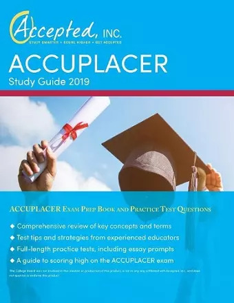 ACCUPLACER Study Guide 2019 cover