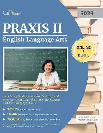 Praxis II English Language Arts 5039 Study Guide 2019-2020 cover