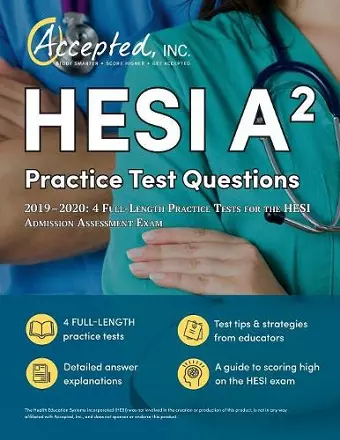 HESI A2 Practice Test Questions 2019-2020 cover