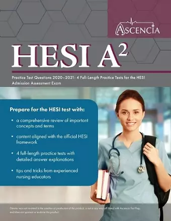 HESI A2 Practice Test Questions 2020-2021 cover