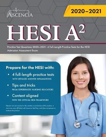 HESI A2 Practice Test Questions Book cover