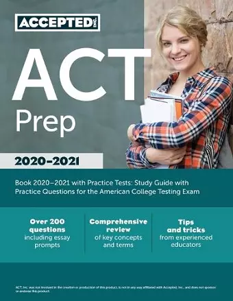 ACT Prep Book 2021-2022 with Practice Tests cover