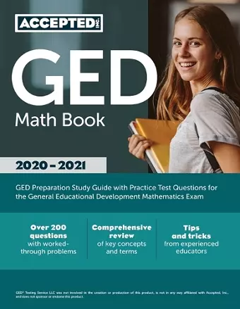 GED Math Book 2020-2021 cover