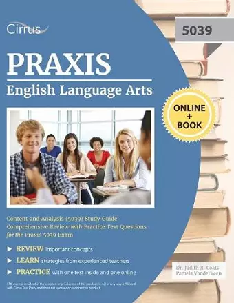 Praxis English Language Arts Content and Analysis (5039) Study Guide cover