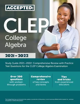 CLEP College Algebra Study Guide 2021-2022 cover