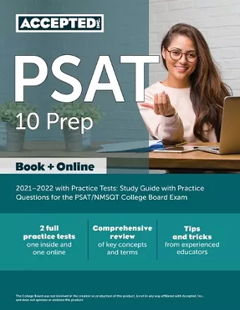 PSAT 10 Prep 2021-2022 with Practice Tests cover