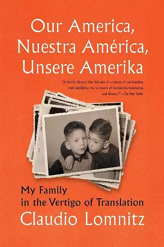 Our America, Nuestra America, Unsere Amerika cover