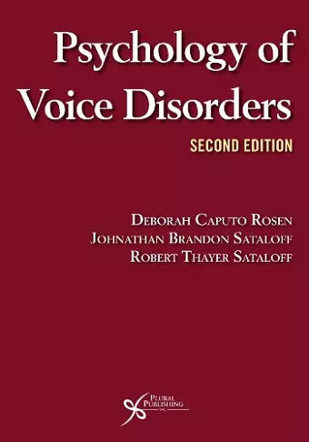 Psychology of Voice Disorders cover