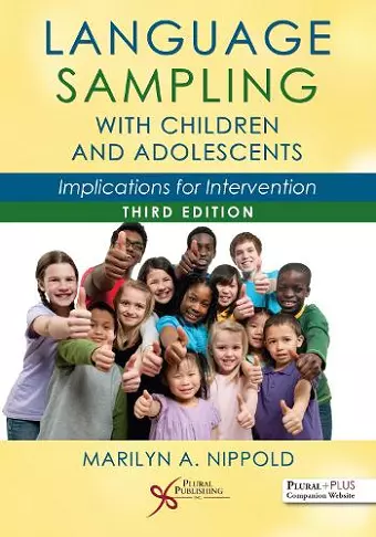 Language Sampling with Children and Adolescents cover