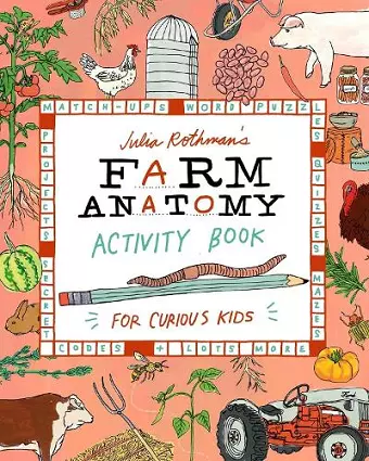 Julia Rothman's Farm Anatomy Activity Book cover