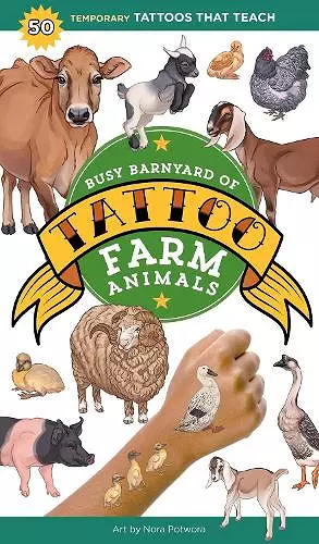 Busy Barnyard of Tattoo Farm Animals cover