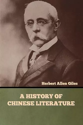 A History of Chinese Literature cover