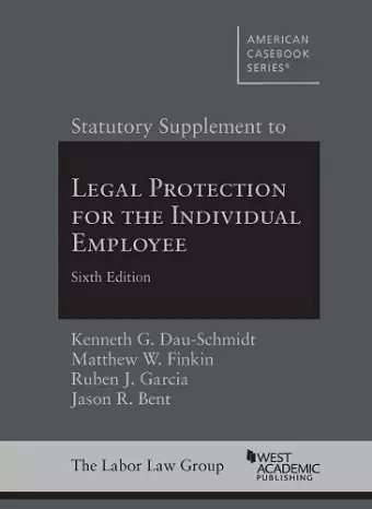 Statutory Supplement to Legal Protection for the Individual Employee cover