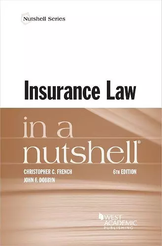 Insurance Law in a Nutshell cover