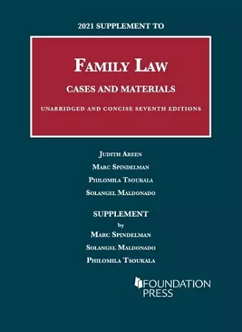 2021 Supplement to Family Law, Cases and Materials, Unabridged and Concise cover